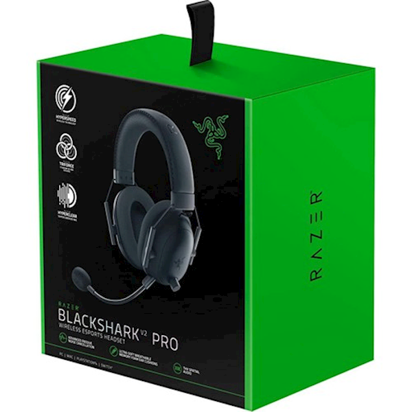 Razer Blackshark V2 Pro Kablosuz Mikrofonlu Kulak Üstü Oyuncu Kulaklığı Siyah Görseli