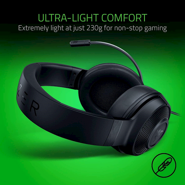 Razer Kraken X Lite Rz04-02950100-r381 Kablolu Mikrofonlu Kulak Üstü Oyuncu Kulaklığı Görseli