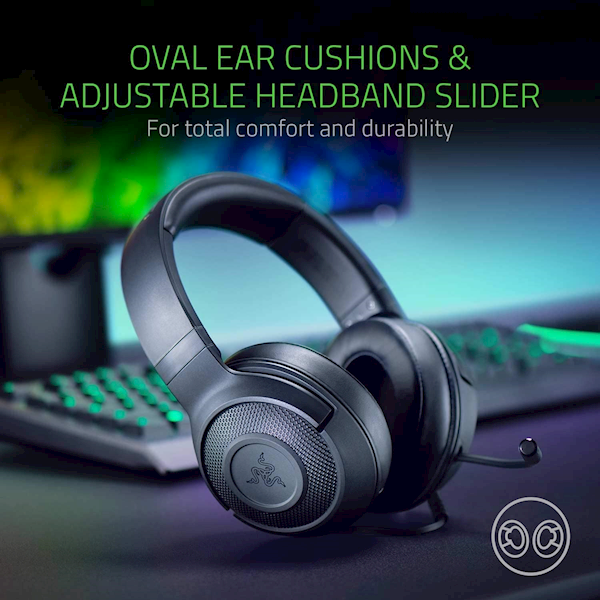 Razer Kraken X Lite Rz04-02950100-r381 Kablolu Mikrofonlu Kulak Üstü Oyuncu Kulaklığı Görseli
