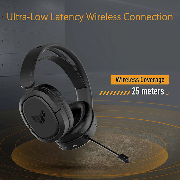 Asus Tuf Gaming H1 Wireless Mikrofonlu Kulak Üstü Oyuncu Kulaklığı Görseli