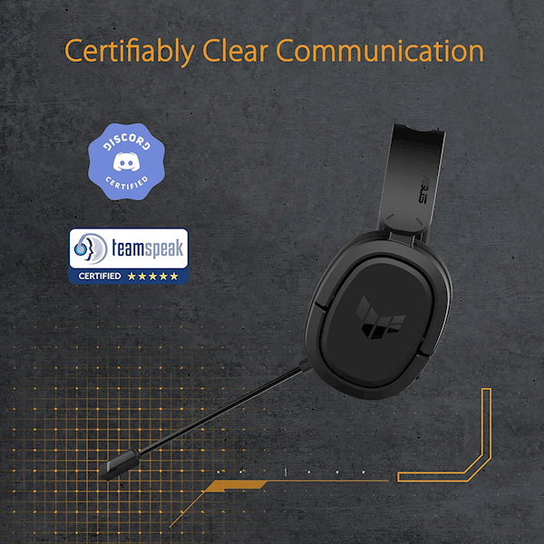 Asus Tuf Gaming H1 Wireless Mikrofonlu Kulak Üstü Oyuncu Kulaklığı Görseli