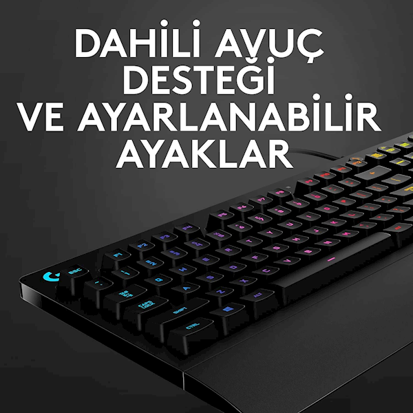 Logitech G213 Prodigy Kablolu Oyuncu Klavyesi Görseli