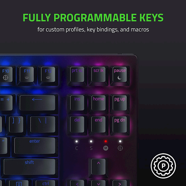 Razer Blackwidow V3 Tenkeyless Green Switch Kablolu Mekanik Oyuncu Klavyesi Görseli