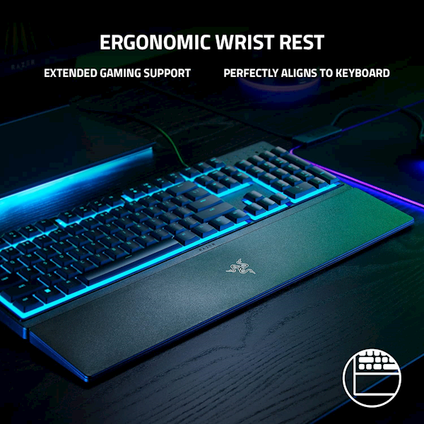 Razer Ornata Chroma V3 X Membrane Switch Kablolu Oyuncu Klavyesi Görseli