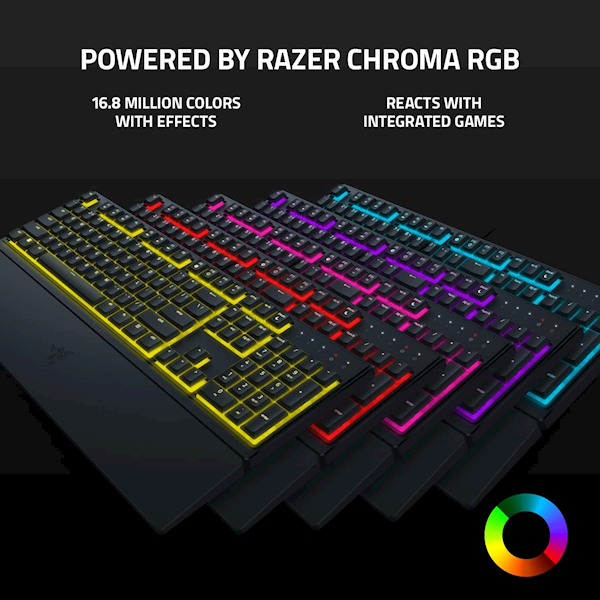 Razer Ornata Chroma V3 X Membrane Switch Kablolu Oyuncu Klavyesi Görseli