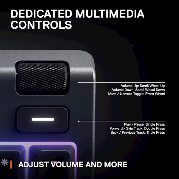 Steelseries Apex 3 Ip32 Rgb Kablolu Oyuncu Klavyesi Görseli