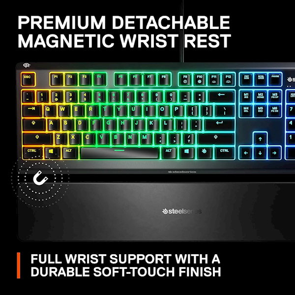 Steelseries Apex 3 Ip32 Rgb Kablolu Oyuncu Klavyesi Görseli