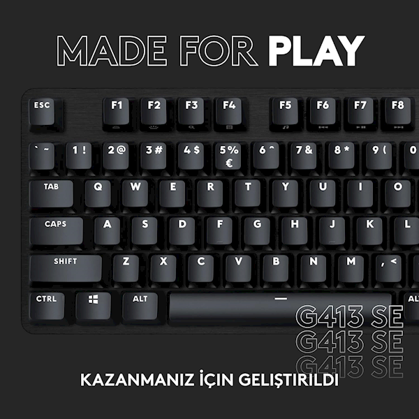 Logitech G413 Se 920-010556 Kablolu Mekanik Oyuncu Klavyesi Görseli