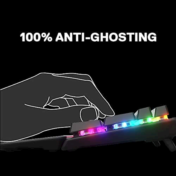 Steelseries Apex 5 Hibrit Rgb Kablolu Blue Switch Kablolu Mekanik Oyuncu Klavyesi Görseli
