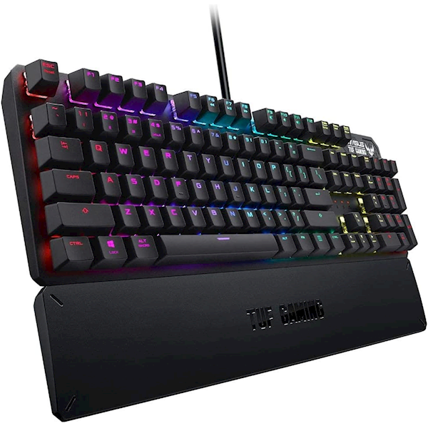 Asus Tuf K3 Aura Red Switch Kablolu Mekanik Oyuncu Klavyesi Görseli