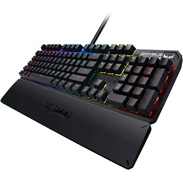 Asus Tuf K3 Aura Red Switch Kablolu Mekanik Oyuncu Klavyesi Görseli