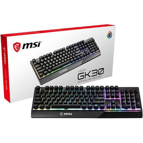 Msı Vigor Gk30 Rgb Kablolu Oyuncu Klavyesi Görseli