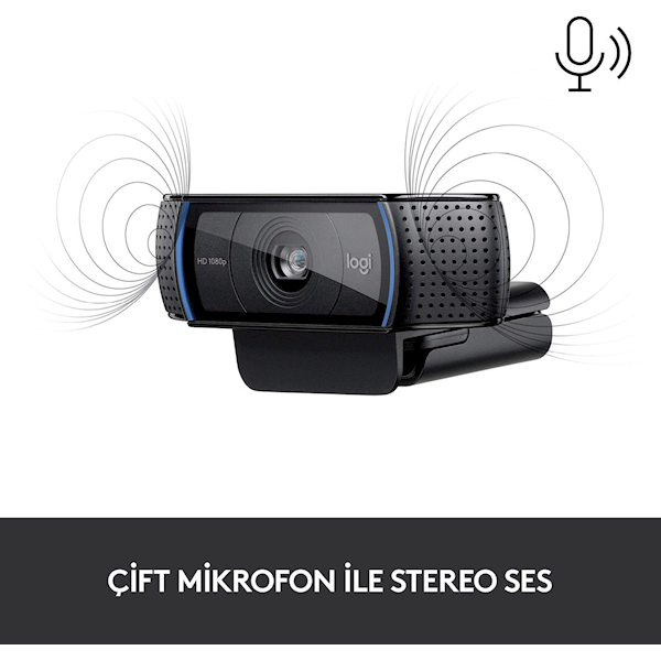 Logitech C920 960-001055 Mikrofonlu Webcam Görseli