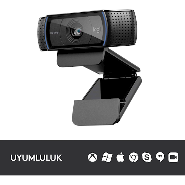 Logitech C920 960-001055 Mikrofonlu Webcam Görseli