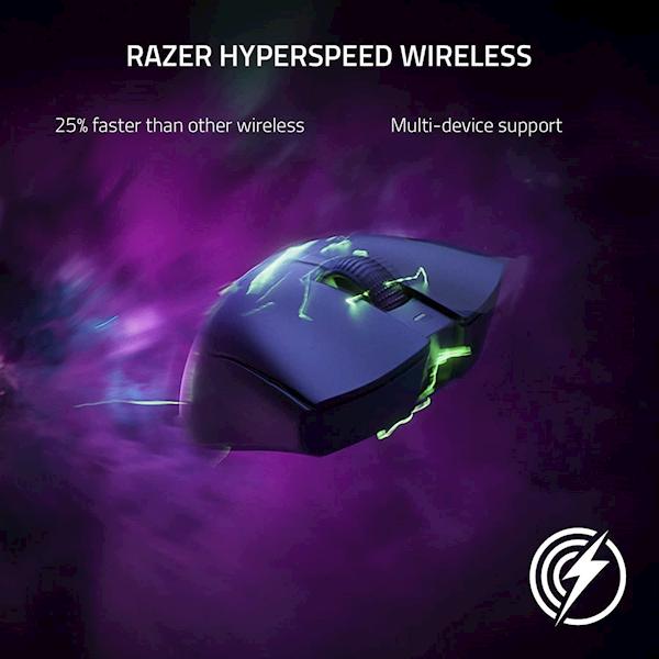 Razer Deathadder V3 Pro Kablosuz Optik Oyuncu Mouse Siyah Görseli