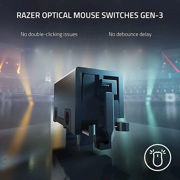 Razer Deathadder V3 Pro Kablosuz Optik Oyuncu Mouse Siyah Görseli
