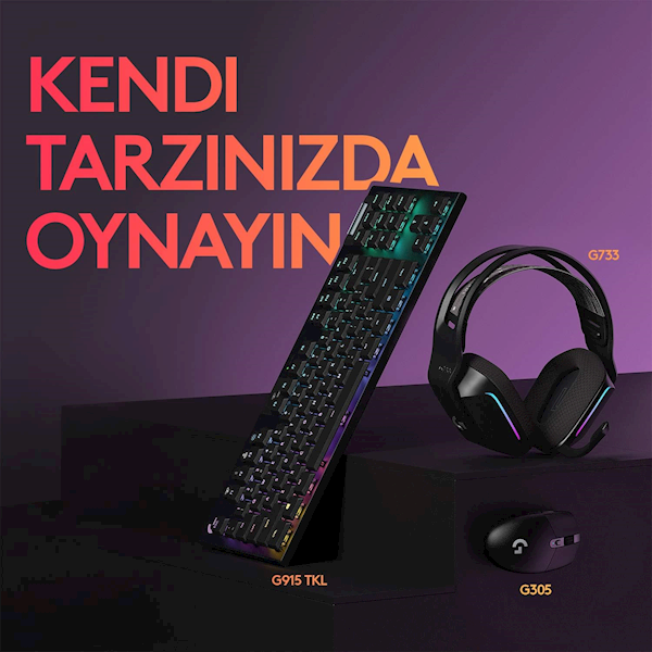 Logitech G305 Lightspeed 910-005283 Wireless Optik Oyuncu Mouse Siyah Görseli