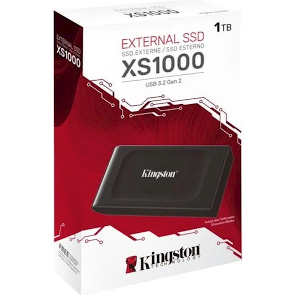 Kingston Xs1000 1 Tb Sxs1000/1000g Ssd Usb 3.2 Taşınabilir Disk Görseli