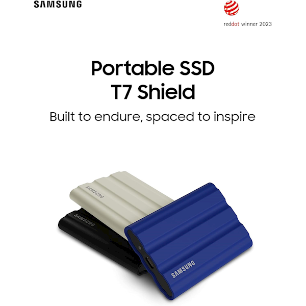 Samsung T7 Shield 1 Tb Mu-pe1t0s/ww Usb 3.2 Siyah Taşınabilir Ssd Görseli