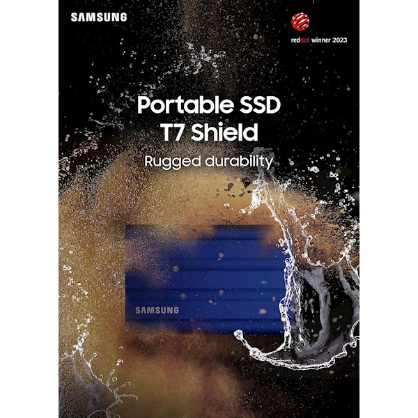 Samsung T7 Shield 1 Tb Mu-pe1t0s/ww Usb 3.2 Siyah Taşınabilir Ssd Görseli