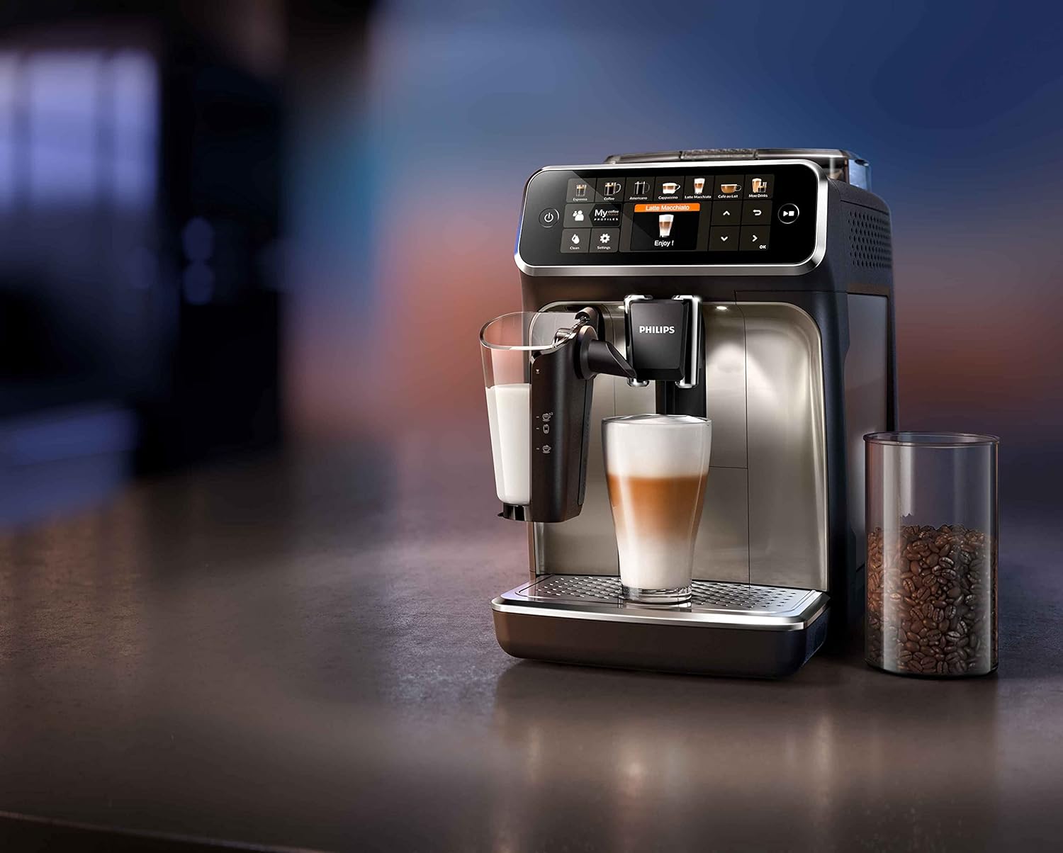 Philips Ep5447/90 Latte Go Prof. Espresso Makinesi Görseli