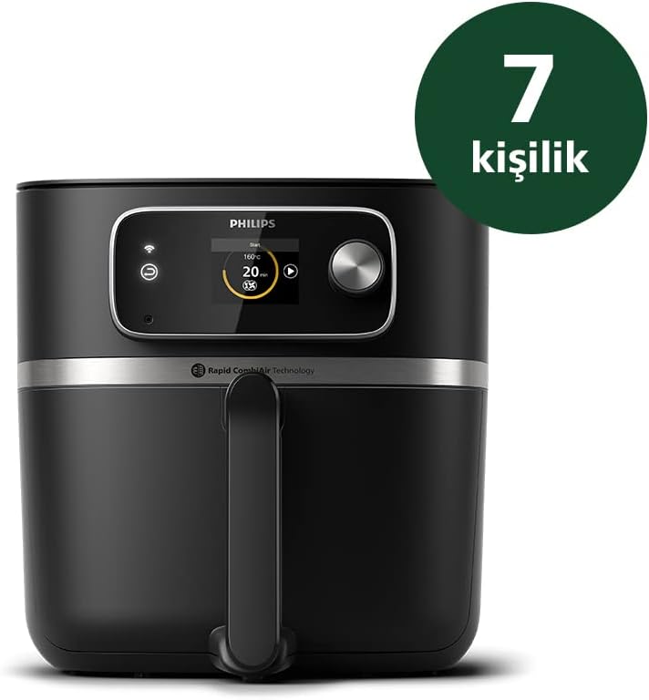 Philips Airfryer Hd9880/90 7000 Serisi Combi Xxl Connected 8.3 Lt Yağsız Fritöz Görseli