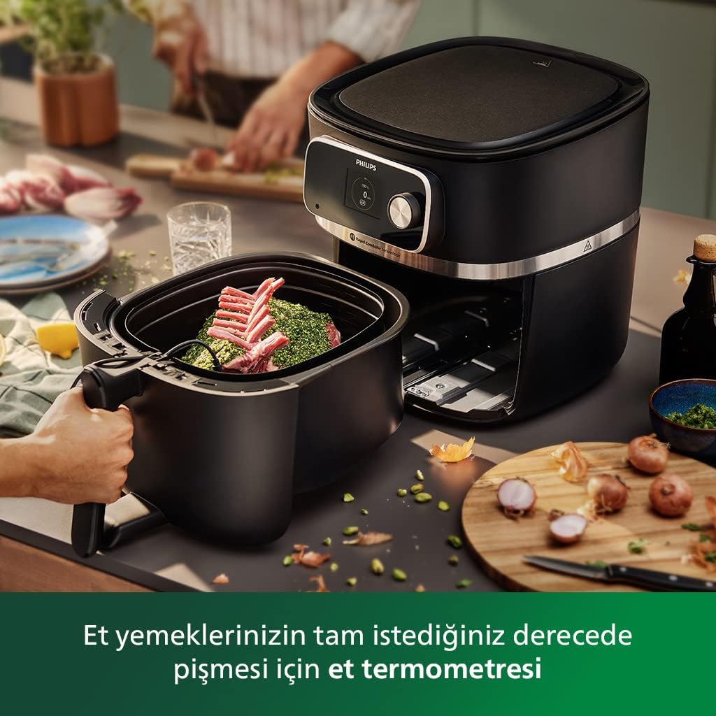 Philips Airfryer Hd9880/90 7000 Serisi Combi Xxl Connected 8.3 Lt Yağsız Fritöz Görseli