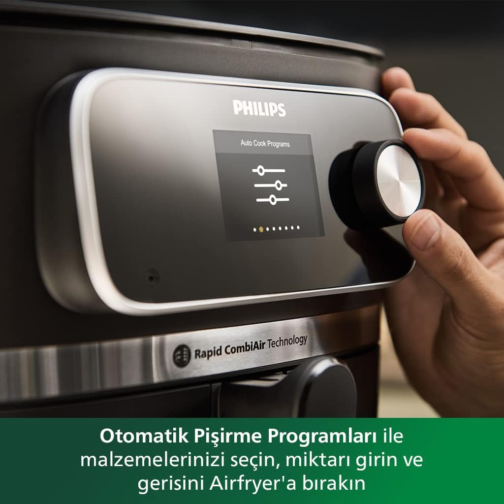 Philips Airfryer Hd9880/90 7000 Serisi Combi Xxl Connected 8.3 Lt Yağsız Fritöz Görseli