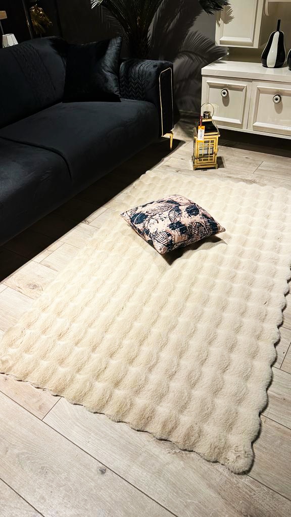  Lüx Angora Peluş  80x150 D Kum Beji Görseli