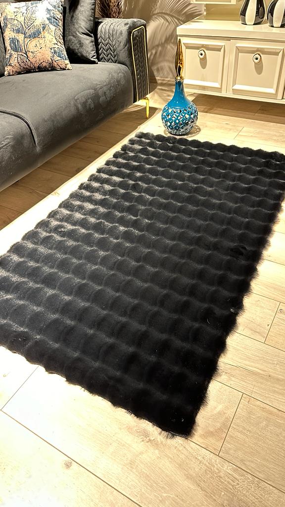  Lüx Angora Peluş 100x160 D Black
