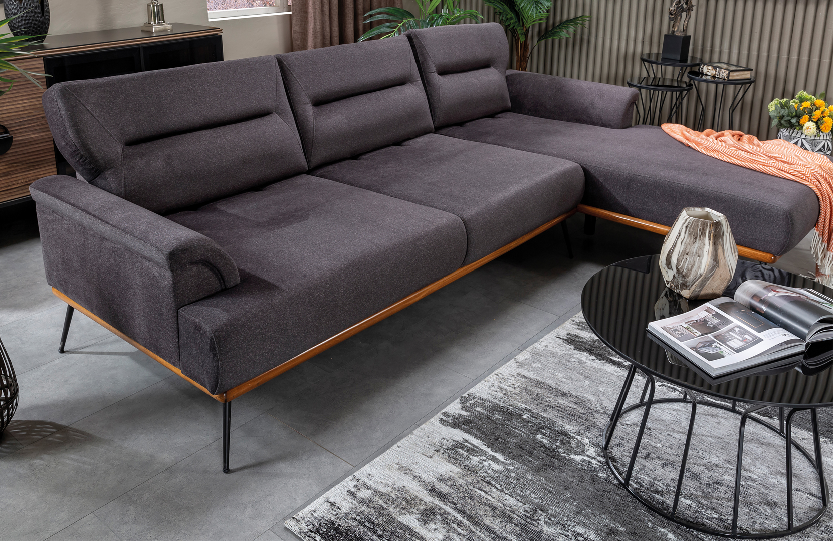 Aytaş Soho Köşe Takımı ( 3+2+K ) ( 307-K08 / Kırlent, 307-A04307-K09 ) Görseli