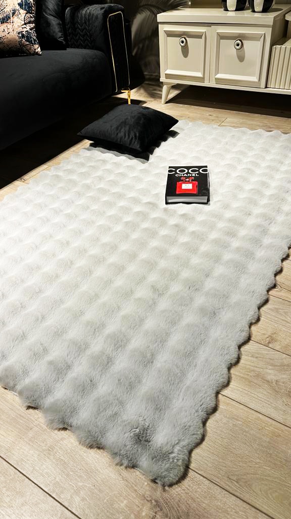  Lüx Angora Peluş 80x100 D Grey Görseli