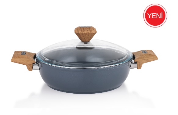 Schafer Fiesta 26 Cm Seramik Basık Tencere-siyah