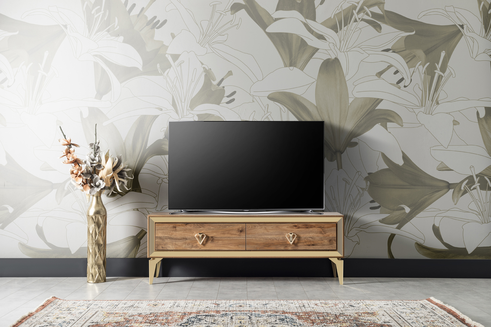 Yekta Lazio Ceviz Tv Sehpası 138cm