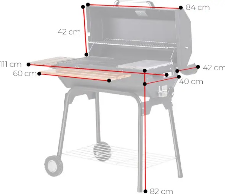 Guruss Cg-075 Mangal Takım (Kılıf+Önlük) Siyah Görseli