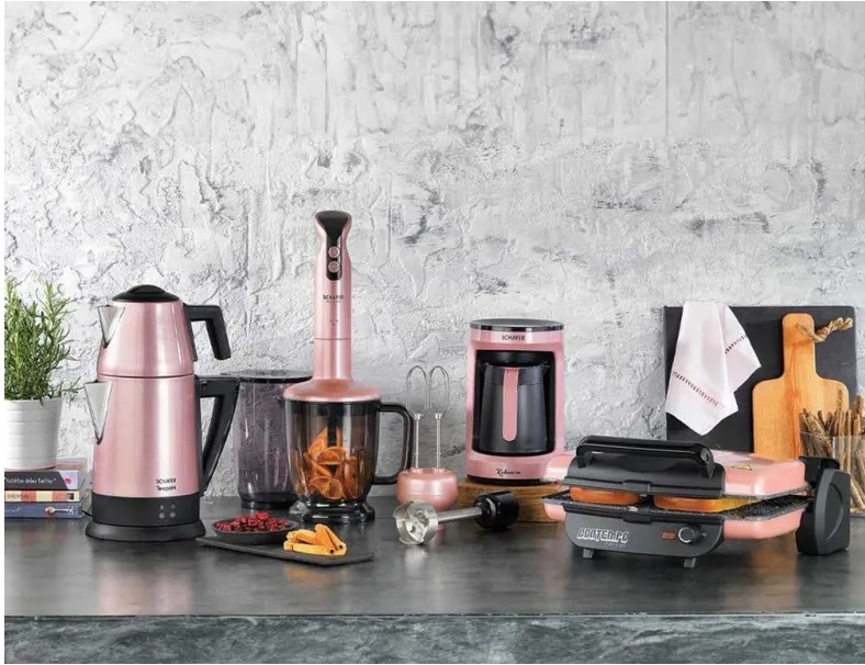 Schafer Kea Elektro Mega Ev Aletleri 4 Lü Set-rosegold