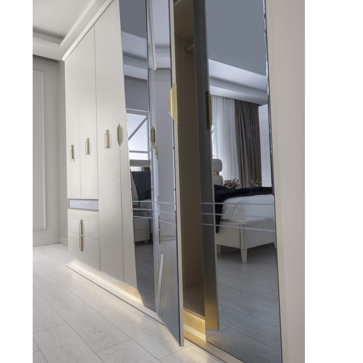 Madrid 6 Kapılı Yatak Odası Takımı ( Bazalı ) Görseli