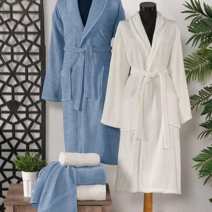 Schafer Arya Banyo Seti-6 Parça-indigo/beyaz