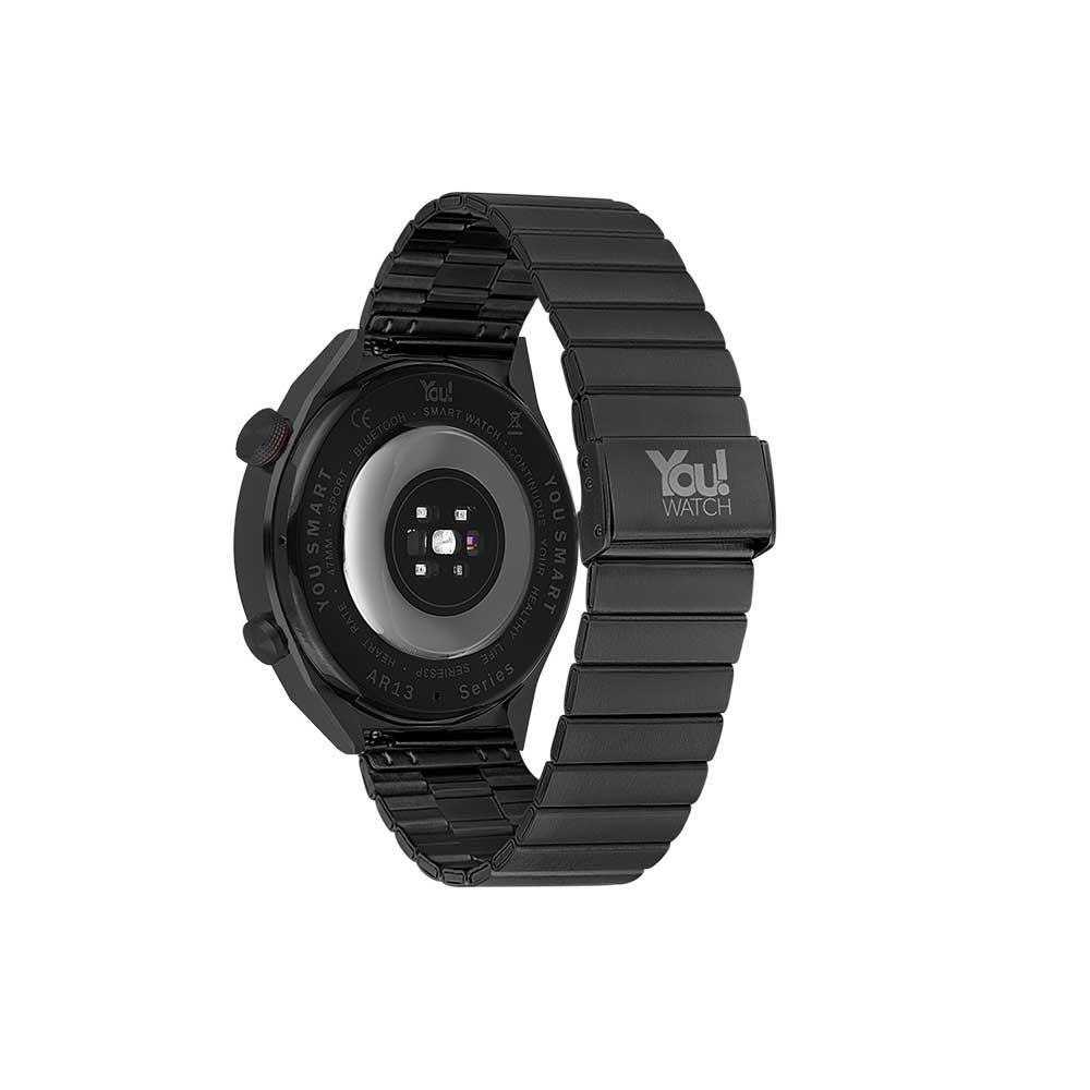 You Watch R13-ar130 You Black & Black Metal Unisex Kol Saati Görseli