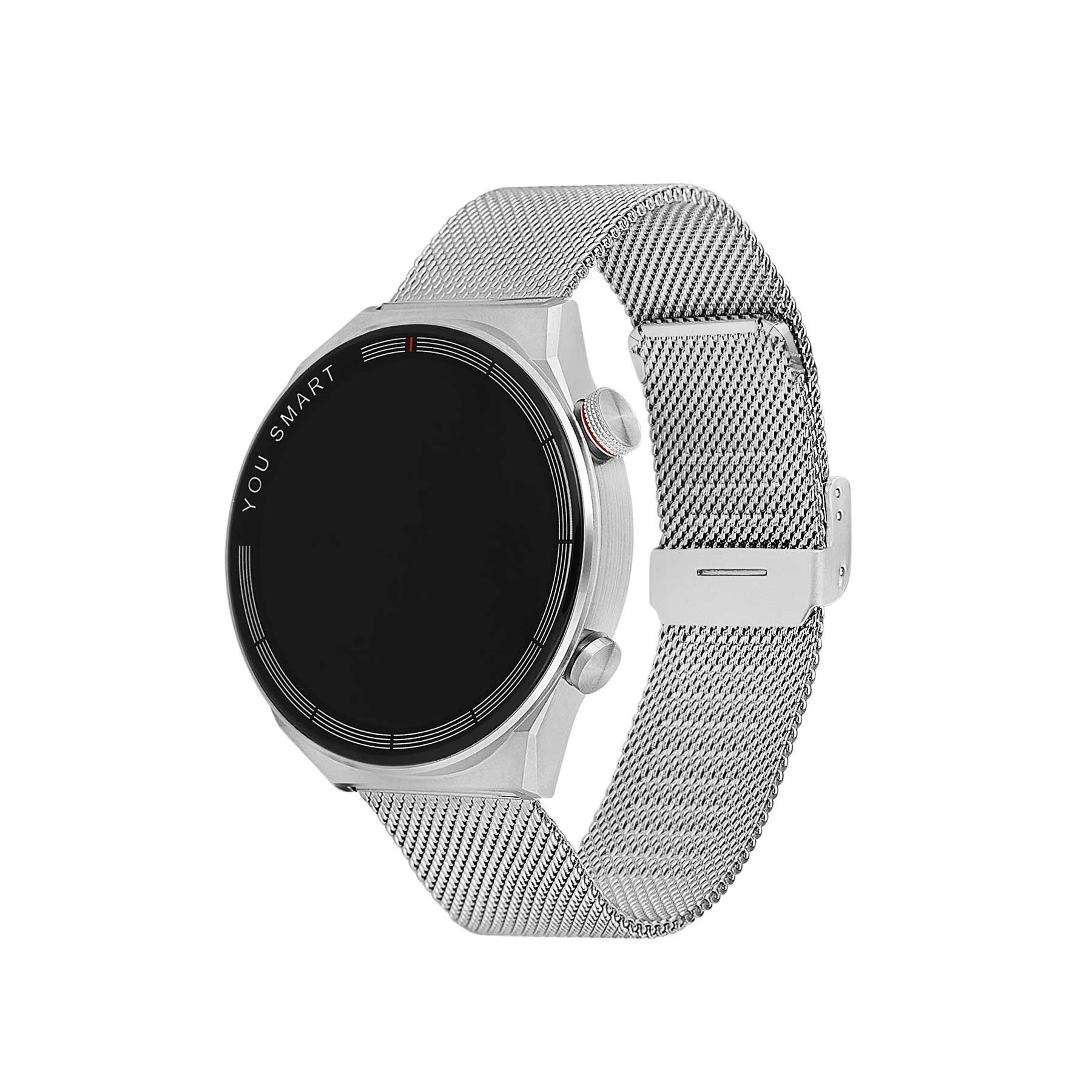 You Watch R13-ar133 You Silver & Black Hasır Unisex Kol Saati Görseli