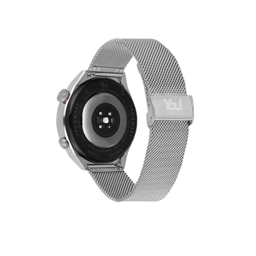 You Watch R13-ar133 You Silver & Black Hasır Unisex Kol Saati Görseli