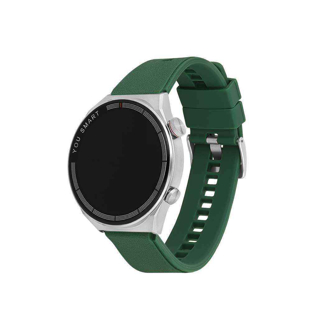 You Watch R13-ar136 You Silver & Green Unisex Kol Saati Görseli