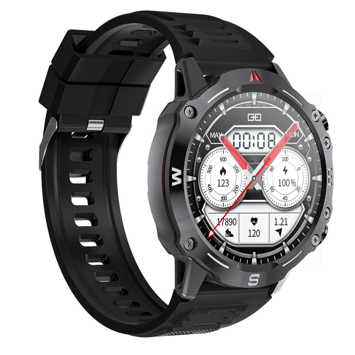 You Watch R15-ar150 You Black & Black Silicon Unisex Kol Saati Görseli