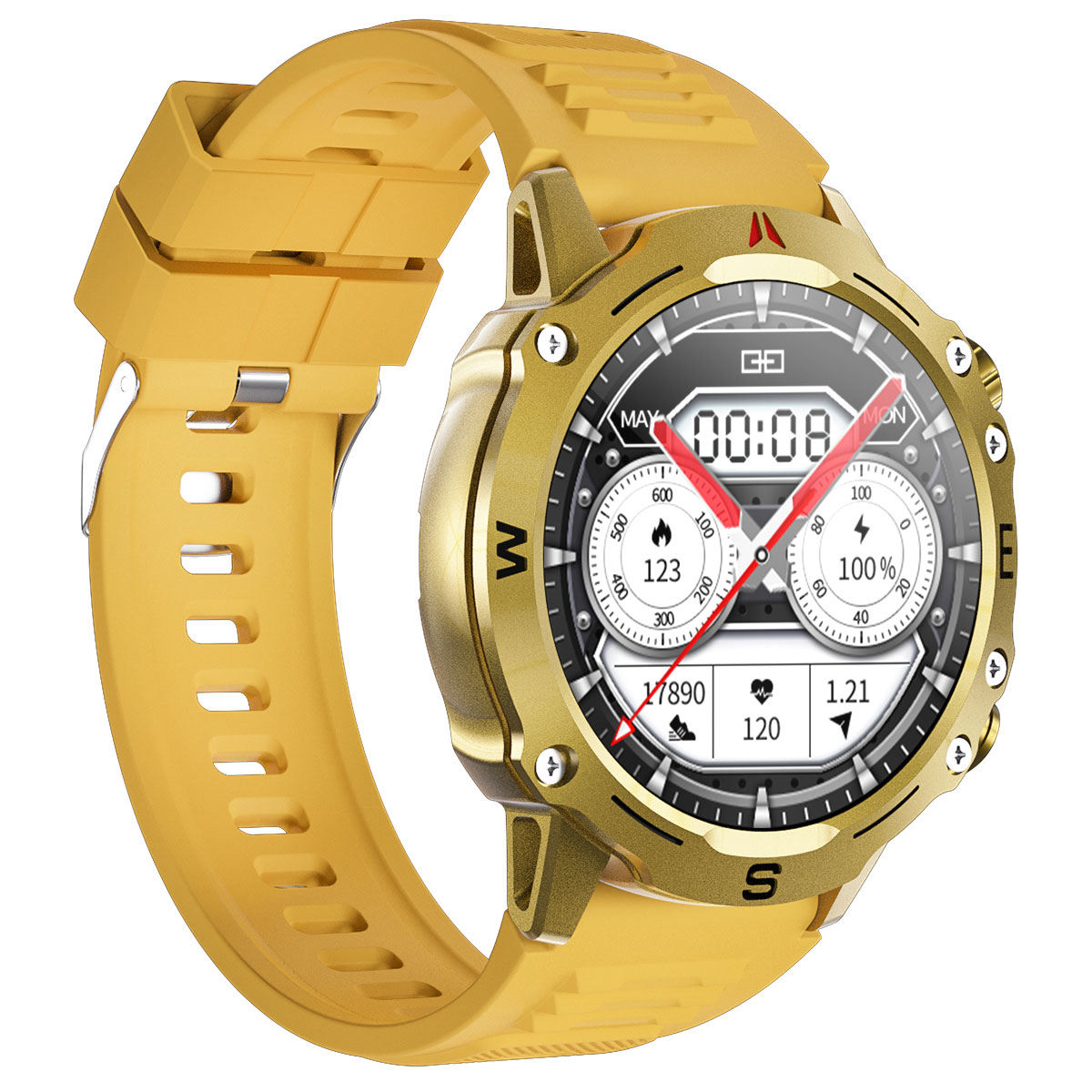 You Watch R15-ar152 You Gold & Yellow Silicon Unisex Kol Saati Görseli