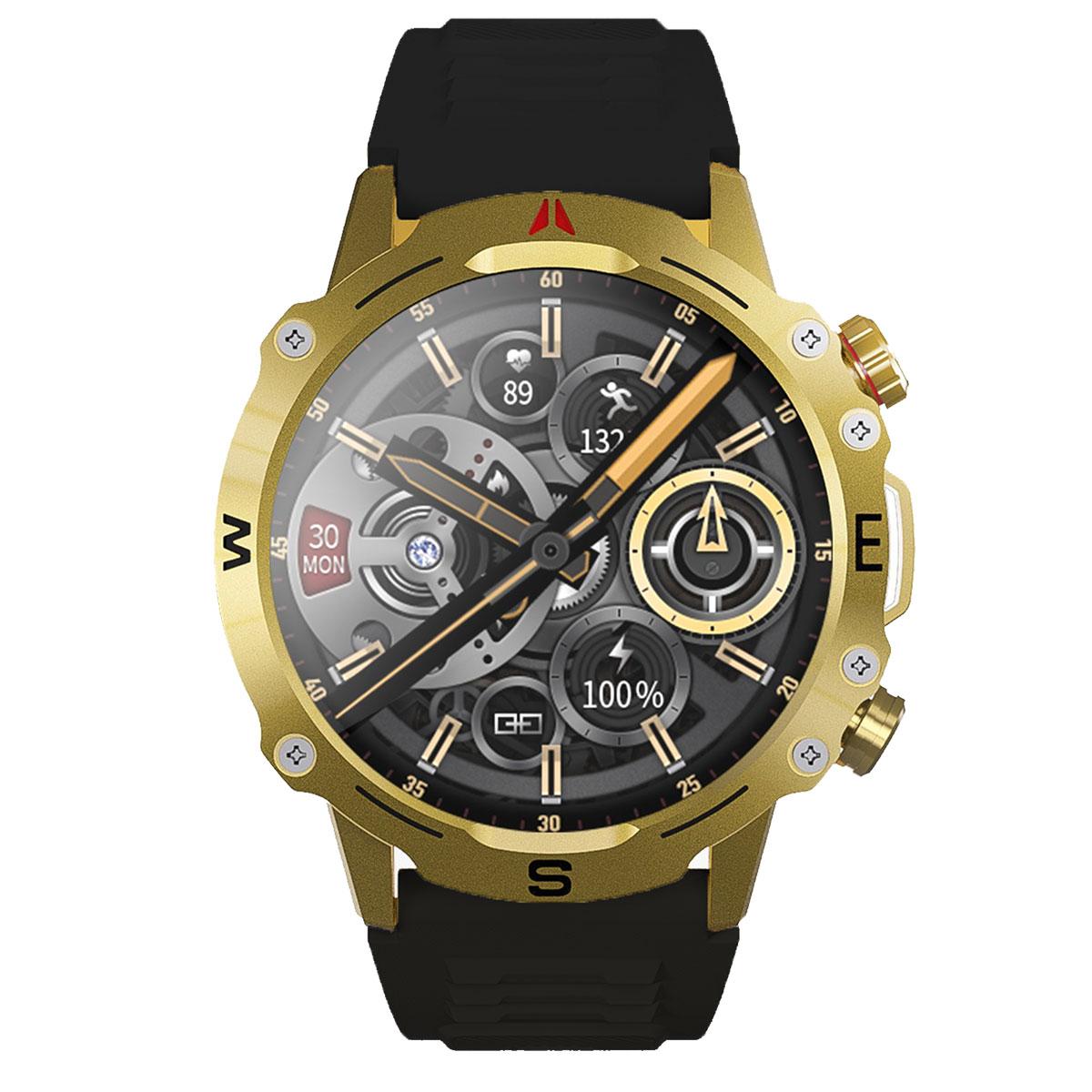 You Watch R15-ar153 You Gold & Black Silicon Unisex Kol Saati Görseli