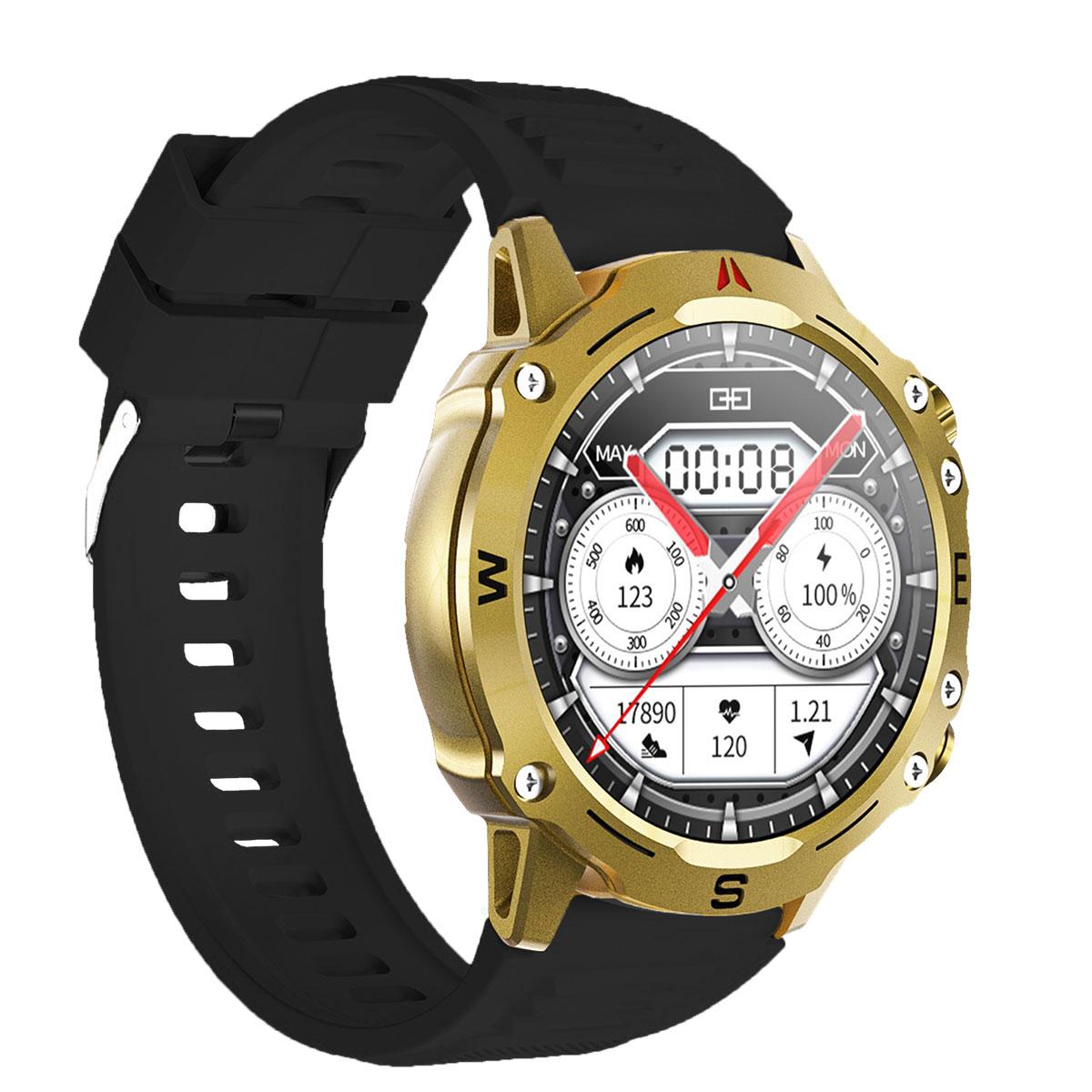 You Watch R15-ar153 You Gold & Black Silicon Unisex Kol Saati Görseli