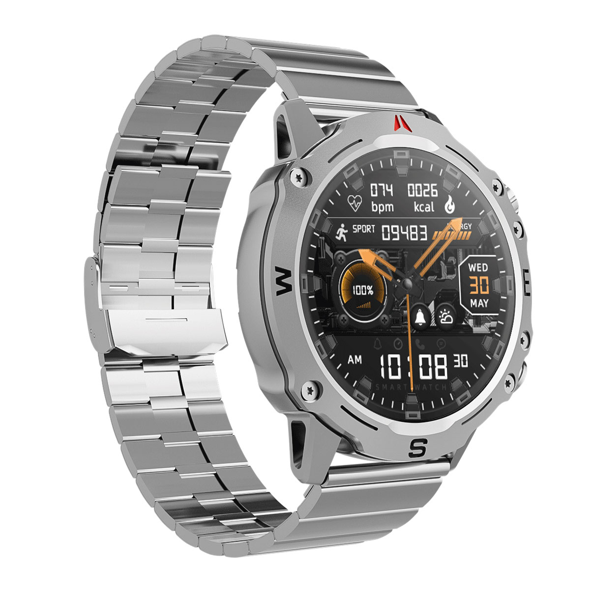 You Watch R15-ar155 You Silver & Silver Metal Unisex Kol Saati Görseli
