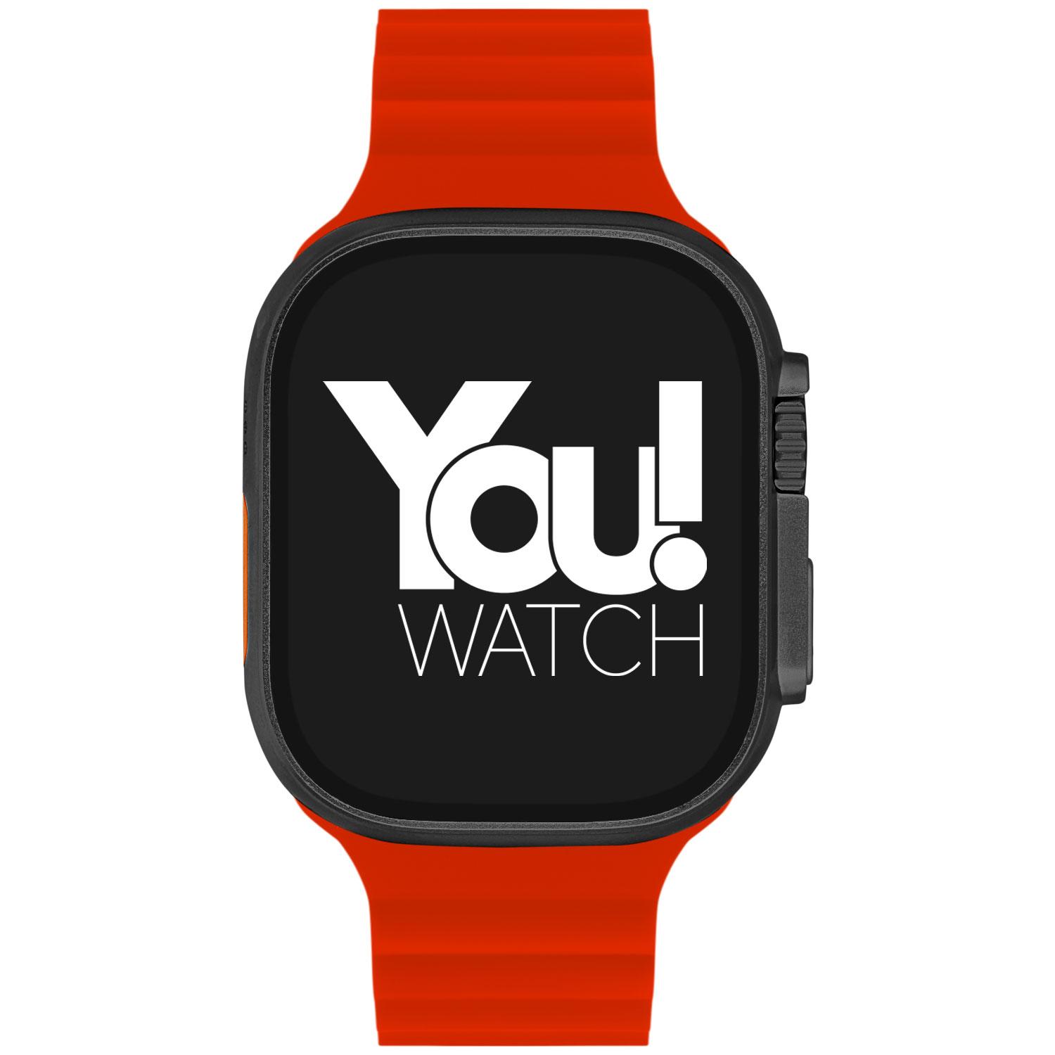 You Watch A8-a81pro You Black & Red Silicon Unisex Kol Saati Görseli