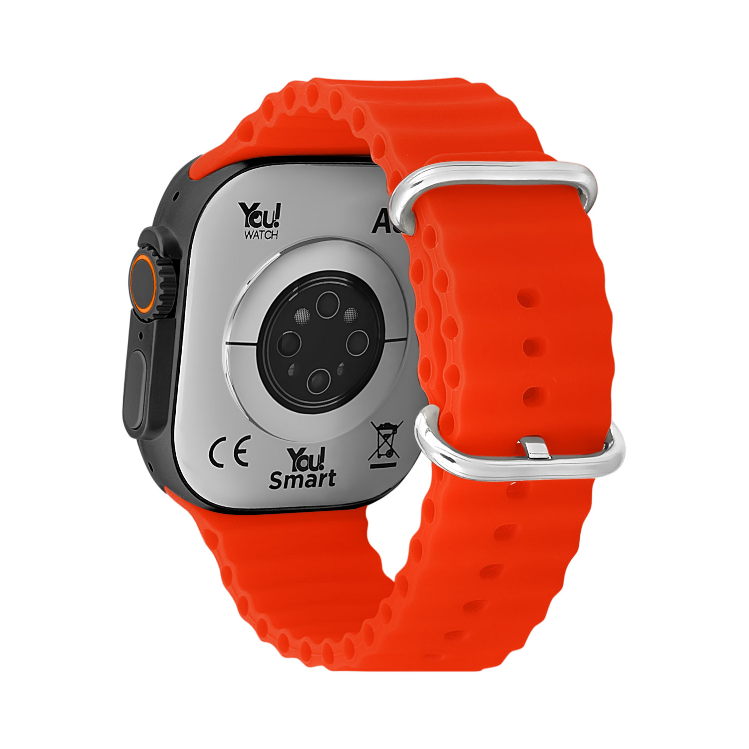 You Watch A8-a81pro You Black & Red Silicon Unisex Kol Saati Görseli