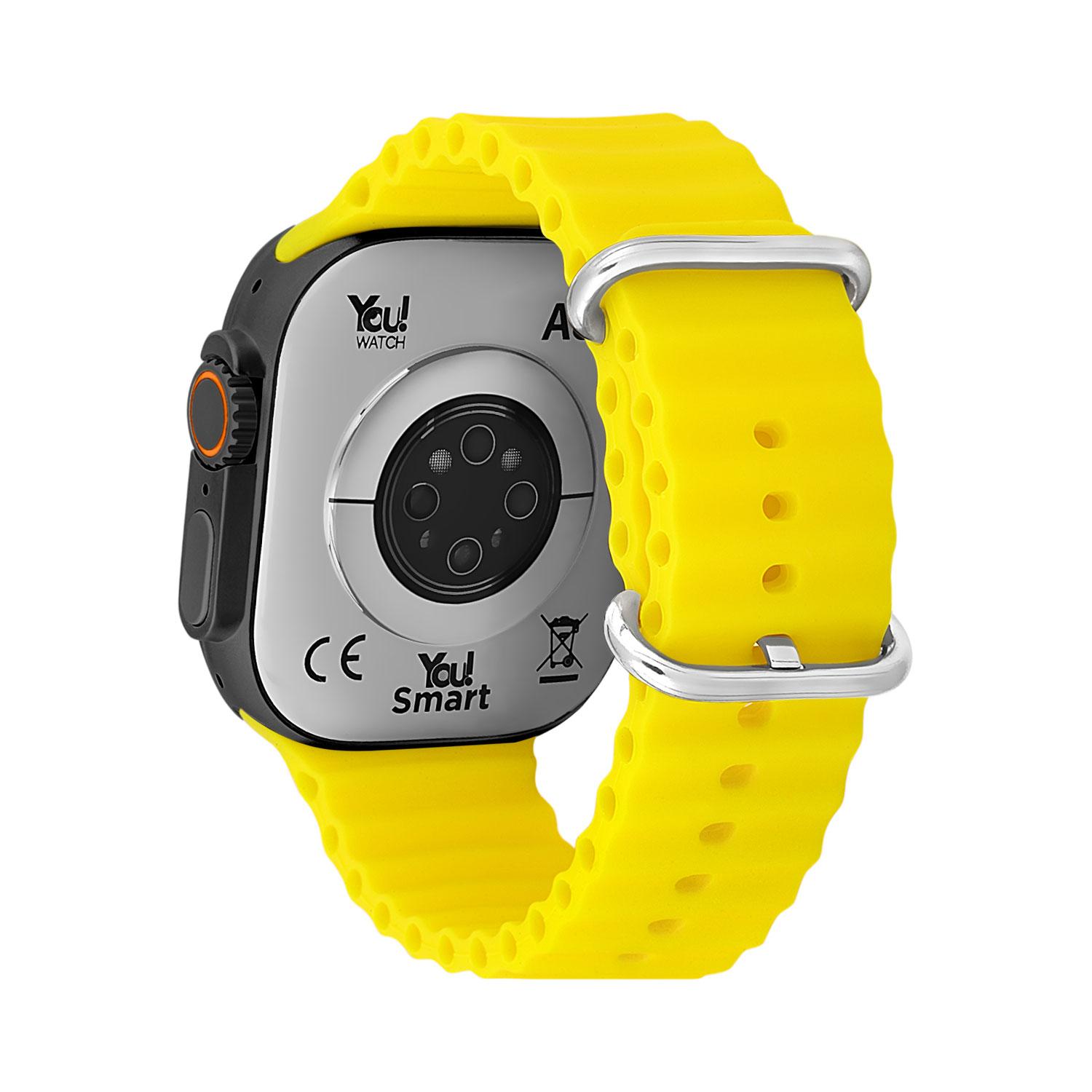 You Watch A8-a82pro You Black & Yellow Silicon Unisex Kol Saati Görseli
